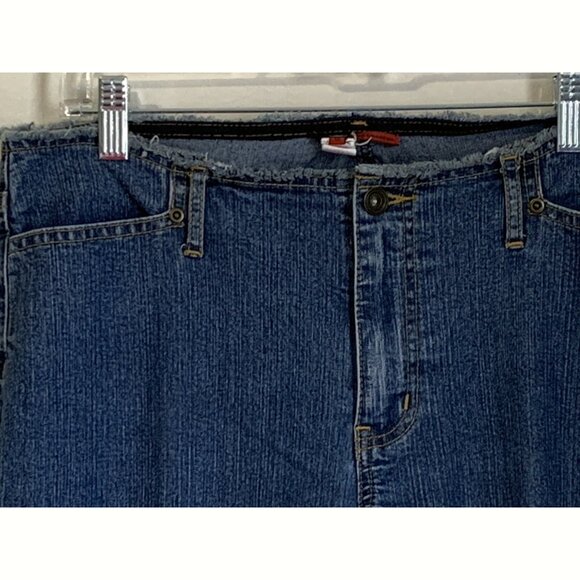 Tapemeasure Women’s 12 Raw Hem Waist Embroidered Flare Jeans Boho Festival - Picture 10 of 13